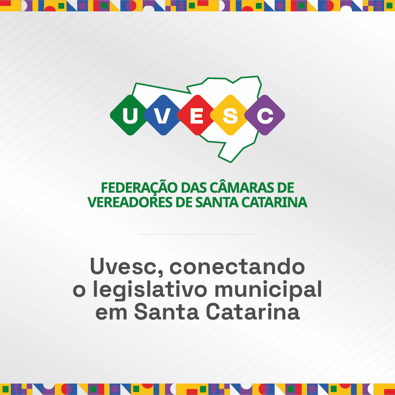 Banner mobile - UVESC - Federação das Câmaras de Vereadores de Santa Catarina. UVESC, conectando o legislativo municipal em Santa Catarina.